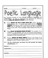 It is no wonder that many of our students could be described as 'reluctant writers' at best. Poetry Lessons Activities Gallery Of Worksheets Grades 6 8 Teachervision