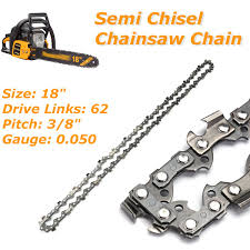 6x 18 Semi Chisel Chainsaw Chain For Echo Cs 400 330t 3 8