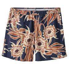 Patagonia Womens Baggies Shorts Cereus Flower Classic