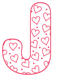 Valentine Stencils Printable Love Font With Hearts In 2020 Large Letter Stencils Valentines Letter Letter Stencils