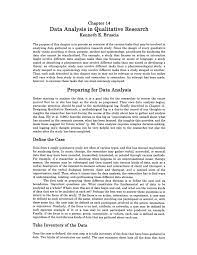 Pdf Data Analysis In Qualitative Research