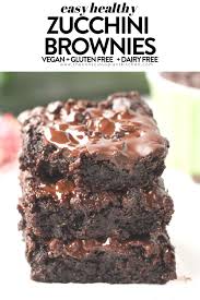 Healthy Zucchini Brownies Vegan Gluten Free In 2020 Vegan Dessert Recipes Healthy Vegan Brownies Healthy Zucchini Brownies