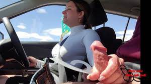 Handjob in car gif