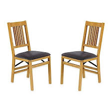 Stakmore True Mission Wood Folding Chairs Set Of 2 Bed Bath Beyond Wood Folding Chair Folding Chair Wood Dining Chairs