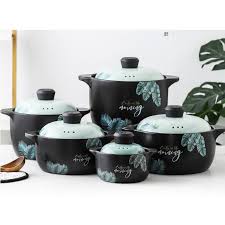 Clay bowl set of 4, large clay pots for cooking, ancient terracotta cookware, earthenware pots for bibimbap mexican dishes, turkish pottery yogurt pot, 5.7 in $29.95 $ 29. Ceramic Pot Cookware Soup Pot Stew Clay Pot Periuk Tanah Liat Ceramic Steam Pot Steamboat Pot Shopee Malaysia