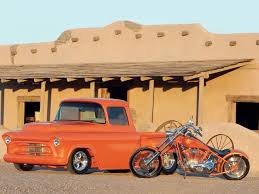 Image result for Orange 1957 Truck