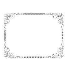 Calligraphy Ornamental Decorative Frame Vector Art Download Background Vectors 730892 Clip Art Frames Borders Frame Vector Decorative Frame
