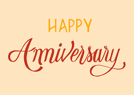 They say that the secret of a happy marriage remains a secret. Free Vector Happy Anniversary Typography Design Illustration
