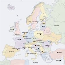 Europa lander is a concept for a potential future mission that would look for signs of life in the icy surface material of jupiter's moon europa. Hauptstadte Europa Lander Liste Karte Europakarte