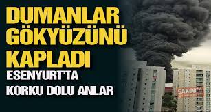 Esenyurt'ta ahşap palet fabrikasında çıkan yangına yan taraftaki fabrikalara da sıçradı yer yer patlama seslerinin de duyulduğu patlamada ekipler müdahale ediyor. 8qxwkwk4d3xdym