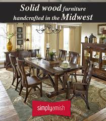 Logan rough sawn dining table. Simply Amish Furniture Is Back In Rockford Only At Benson Stone