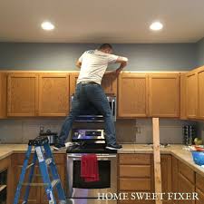 Build Faux Kitchen Cabinets To The Ceiling Above Kitchen Cabinets Kitchen Cabinets To Ceiling Cabinets To Ceiling