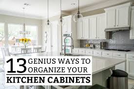 13 genius ways to organize your kitchen