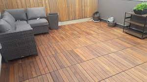 Find the best wood deck tiles for your patio! Exotic Hardwood Deck Tiles Skyscapes Urban Outdoor Flooring