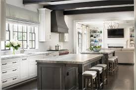 Maybe you would like to learn more about one of these? Side By Side Kitchen Islands With Saddle Seat Stools Transitional Kitchen