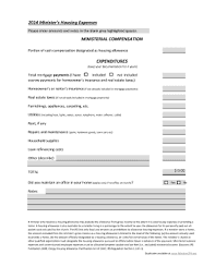 Dear sir, i am the worker of this association for as long as two years. Housing Allowance Worksheet Fill Online Printable Fillable Blank Pdffiller