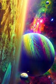 Paige I Also Like The Idea Of Planets Not Being Natural Earthy Colours Maybe The Skies Are Always Purple And The Land Is A Space Art Space Pictures Astronomy