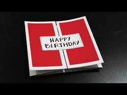 First, fold your paper in half and crease along the fold. How To Make Birthday Card For Husband Homemade Birthday Cards Youtube Homemade Anniversary Cards Husband Birthday Card Birthday Cards For Friends