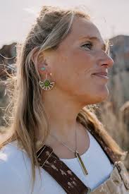 Alaska Wild Salmon Earrings/ Fish Scale Earrings