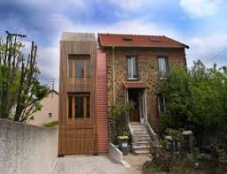 Extension En Bois Arcueil Pignon Maison Extension Maison Extension Maison Bois