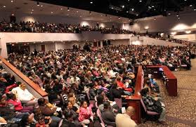 Church Filled With People Church Building Auditorium