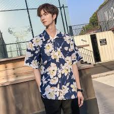 Maybe you would like to learn more about one of these? Korean Style Men Short Sleeve Hawaiian Floral Print Shirt Plus Size Shirts Shopee Malaysia