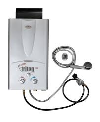 Mini propane hot water heater. Camp Chef Triton 10 Liter Water Heater Portable Gas Powered With Shower Head Hwd10 Walmart Com Walmart Com