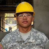 Pvt. Daniel Marte Pena, a food service specialist with