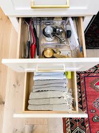 These are much taller than base cabinets and may be up to 8 feet high. How To Organize Kitchen Drawers Modern Glam Interiors