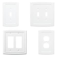 Liberty White 2 Gang Toggle Wall Plate 1 Pack W36399 Pw C The Home Depot