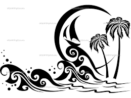 Beach Silhouette Pictures Black And White Beach Scene Stencils Desenhos De Formas Ideias Para A Beach Scenes Silhouette Stencil Photography Genres