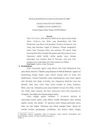 Faktor terpenting yang mendukung berkembangnya islam di pelosok dunia. Pdf Analisis Materi Islam Nusantara Di Smp