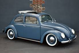 Image result for Dark Blue 1950 Beetle
