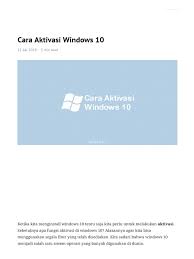 Search for windows 10 pro with us. 6 Cara Aktivasi Windows 10 Pro Home Enterprise Permanen