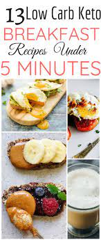 13 Keto Breakfast Recipes Under 5 Minutes For Busy People These No Carb Breakfast Meals Are Ext Quick Keto Breakfast Keto Recipes Breakfast Low Carb Breakfast