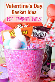 Cute valentine's day gifts for your other half. Valentine S Day Basket Idea For Tween Girls Valentines Day Baskets Valentine Gifts For Kids Valentine Gift Baskets