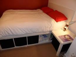 Bed Made From Lack Table And Expedit Self Ikea Hackers How To Make Bed Ikea Bed Murphy Bed Ikea