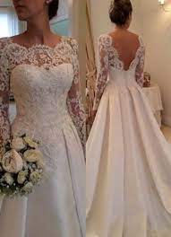 Elegant Illusion Long Sleeve Wedding Dress With Lace Appliques Wedding Dresses 20 Long Sleeve Wedding Dress Lace Wedding Dress Long Sleeve Wedding Dresses Lace