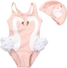 The bathing suit, designed by the brand tempt me, hits the trifecta, according to good housekeeping style director lori bergamatto. Amazon Com Baby Girl Swimsuit Cute One Piece Swimwear Swim Hat Toddler Kid Swan M Clothing Baby Girl Swimwear Baby Girl Swimsuit Baby Bathing Suit Girl