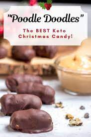 Don't worry, just because you are on a diet doesn't mean you can't enjoy cookies anymore! Poodle Doodles Low Carb Candy Low Carb Recipes Dessert Keto Dessert