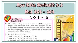 We did not find results for: Uji Kompetensi 9 Mtk No 1 5 Kelas 8 Smp Hal 263 264 Youtube