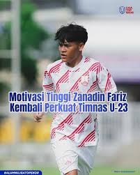 Alumni Liga TopSkor, Zanadin Fariz masuk dalam skuad Timnas U-23 Indonesia  pada Kualifikasi Piala Asia U-23 2026. , Ini merupakan pengalaman pertama  pemain kelahiran Bekasi itu membela Timnas U-23 ...