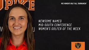 Newsome Named Mid-South Women's Golfer of the Week
