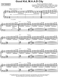 Kendrick Lamar Sheet Music To Download And Print World Center Of Digital Sheet Music Shop