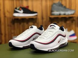 Nike Air Max 97 Red Crush 921733 102 Unisex Air Cushion Running Shoes White Blackened Blue Red Crush Latest Turnschuhe Schuhe Turnen