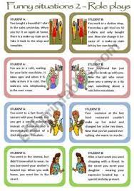 English activities fun ways to teach english. 130 Role Play Ideas Roleplay Speaking Activities Role