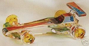 July 2012 class glass racing set a new landspeed record in h / blown gas modified roadster of 142.633 mph at the ecta meet in willmington, ohio. Murano Italian Art Glass Formula 1 Racing Car 5 1 2 Inches
