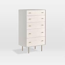 Brought to you in collaboration with pottery barn kids, our abc collection is a storage . Modernist Wood Lacquer 5 Drawer Dresser Winter Wood