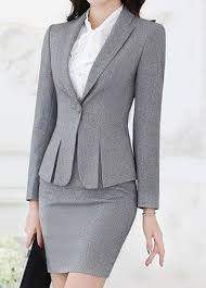 Uniform Design Red Black Grey Formal Business Suits For Women Office W Enso Store Womens Skirt Suits Womens Suits Business Suits For Women
