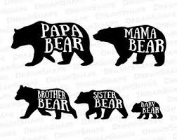 Mama Bear Svg Etsy Papa Bear Tattoo Mama Bear Papa Bear Baby Bear Papa Bear Baby Bear